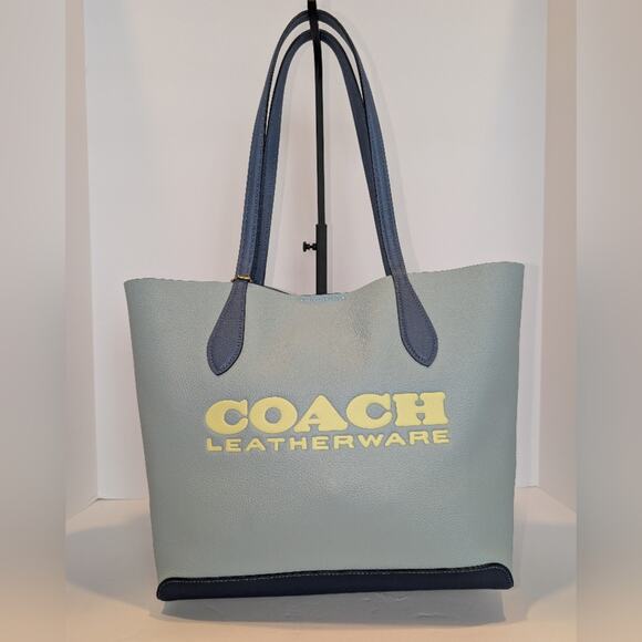 Coach Kia Tote Bag In Colorblock CA097 - Excellent Condition - Picture 1 of 8